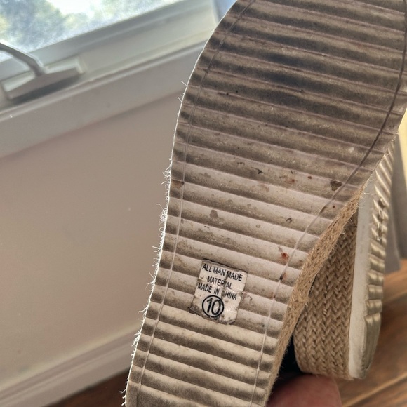 Black Canvas Espadrille Sneakers - Picture 6 of 6